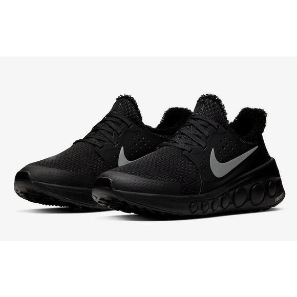 NIKE CruzOne React Running Sneakers Triple Black Sz 10.5M 12W NWB $180 main image 5